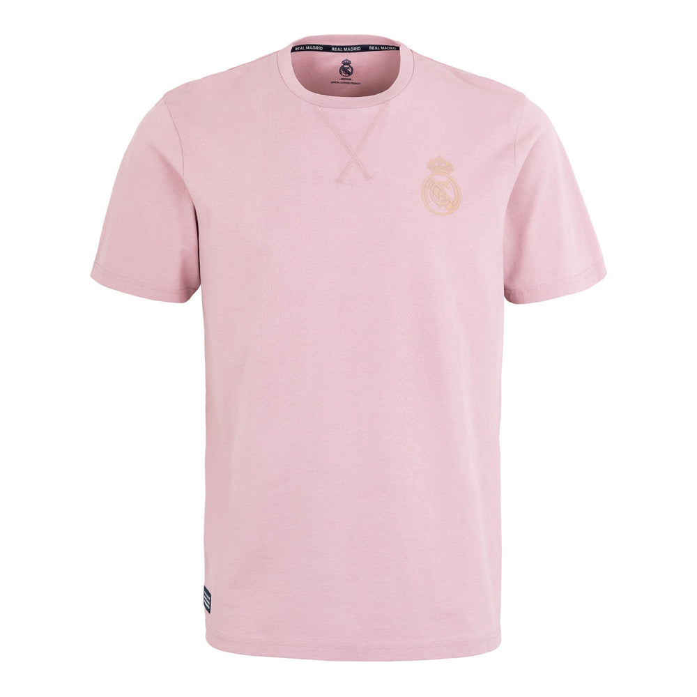Sakura Unisex Cross Neck Stitch T-Shirt Pink