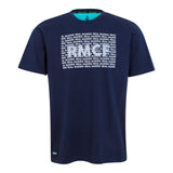 T-shirt Bernabéu Neon Lights para homem RMCF Print Azul
