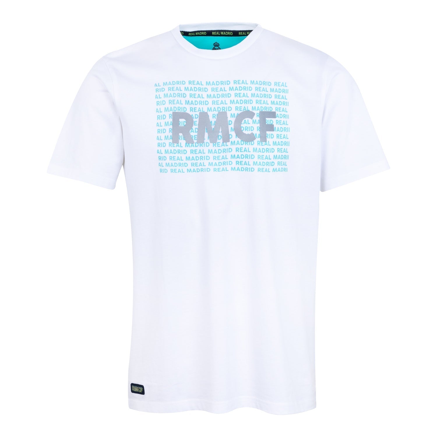 Bernabéu Neon Lights Mens RMCF Print T-Shirt White