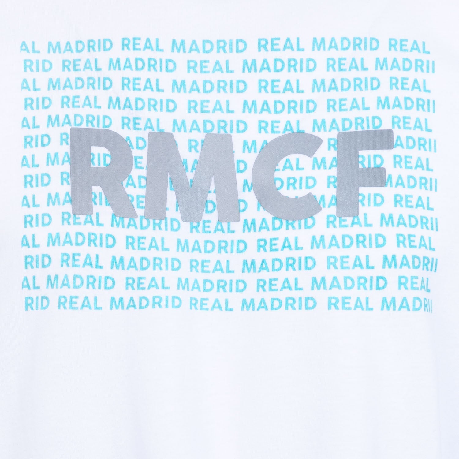 Bernabéu Neon Lights Mens RMCF Print T-Shirt White