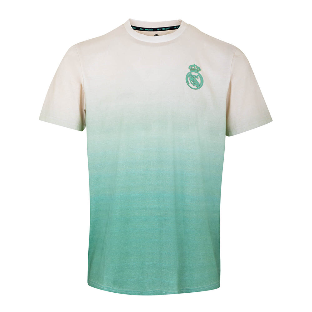 Sunset Festival Mens Ombre Print T-Shirt White