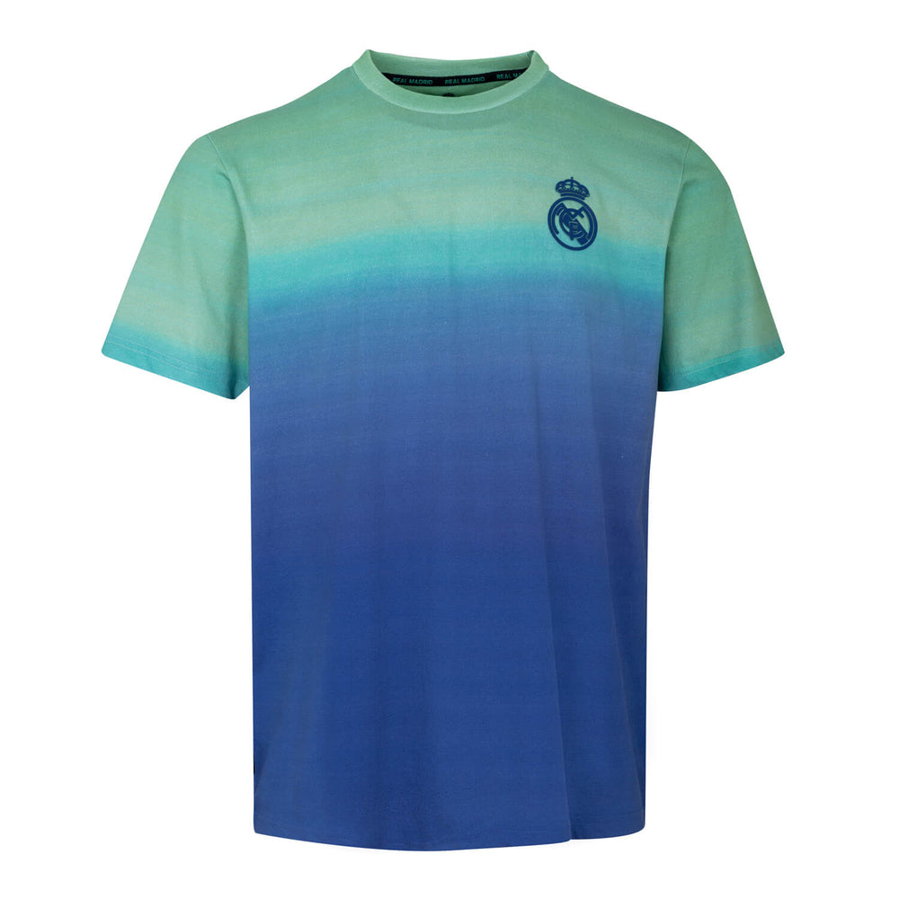 Sunset Festival Mens Ombre Print T-Shirt Green