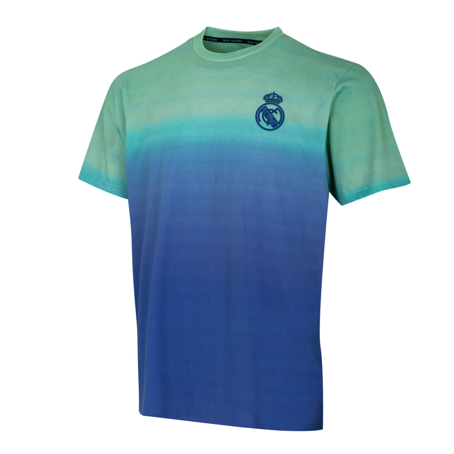 Sunset Festival Mens Ombre Print T-Shirt Green