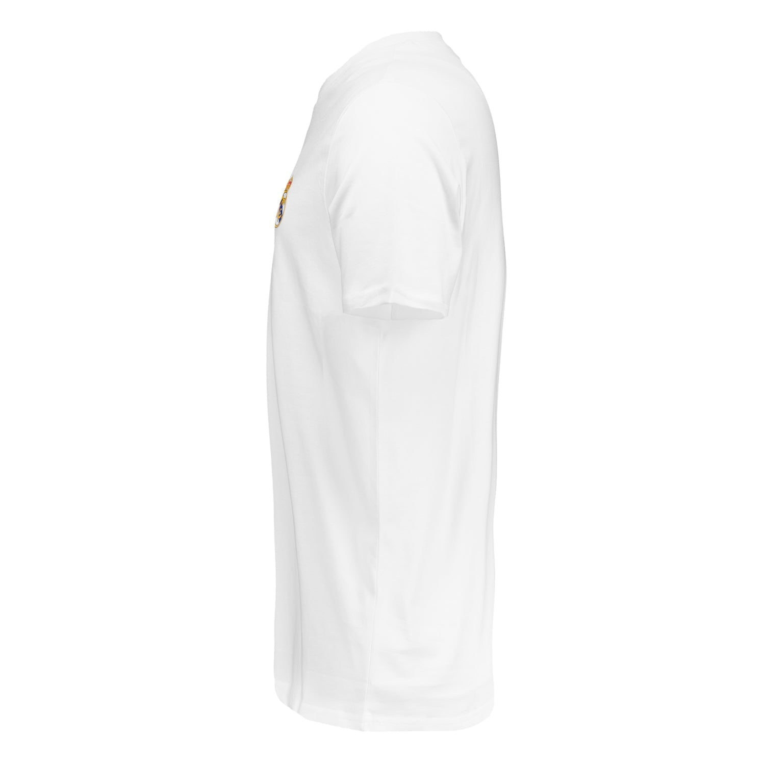 Mens ECO Essentials Real Madrid Color Crest T-Shirt White