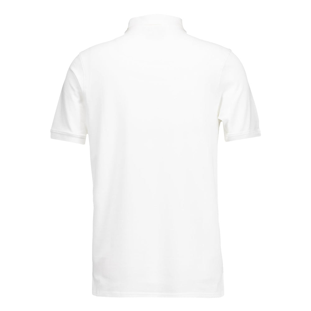 Mens ECO Essentials Real Madrid Color Crest Polo White