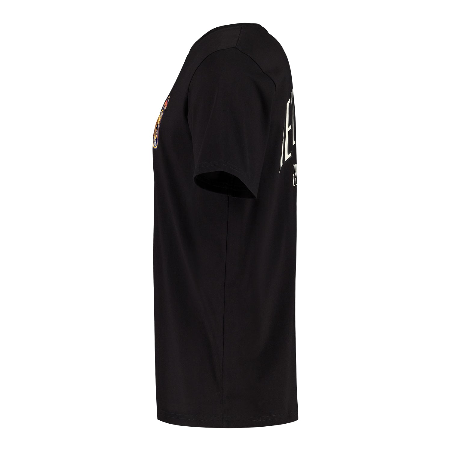 Camiseta Hombre Collegiate Negra