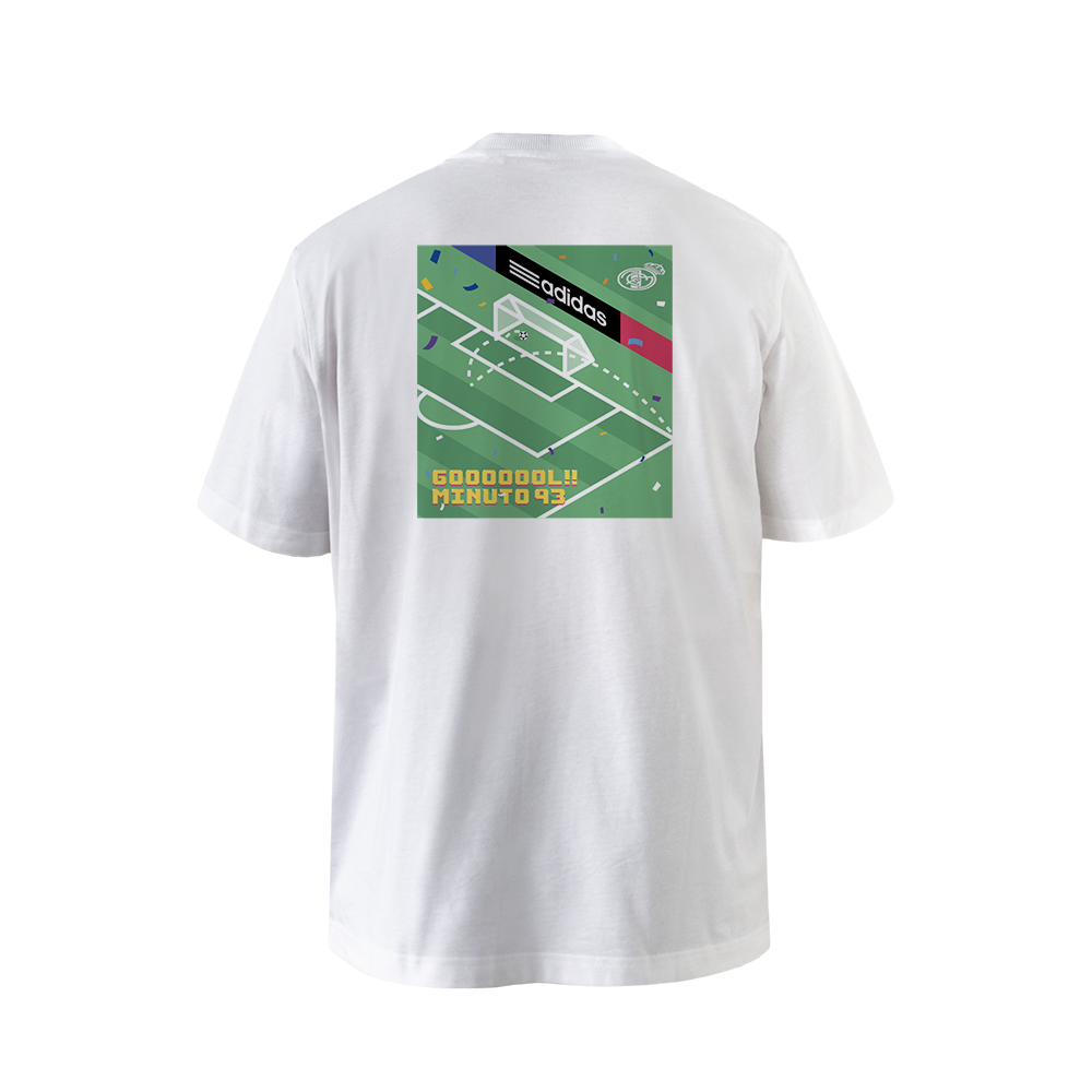 Camiseta Hombre adidas Game Minuto 93 Blanca