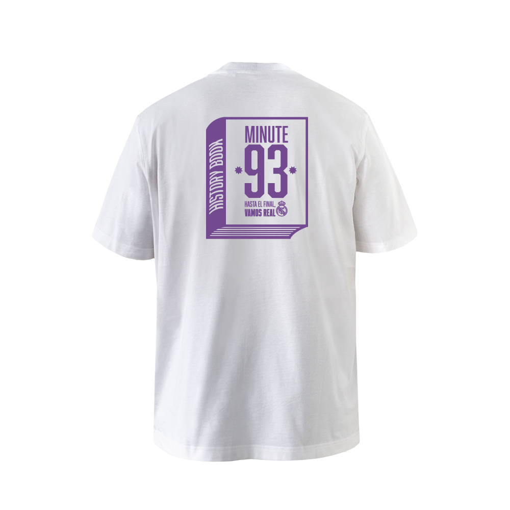 Camiseta Hombre adidas Book Minuto 93 Blanca