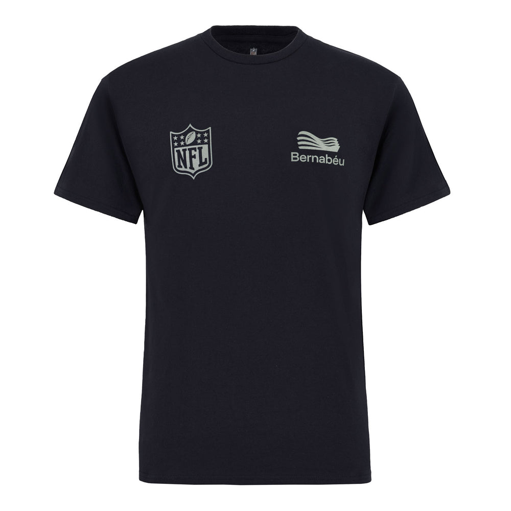 Mens Bernabéu x NFL 100% Cotton T-Shirt Black – Official Real Madrid Store