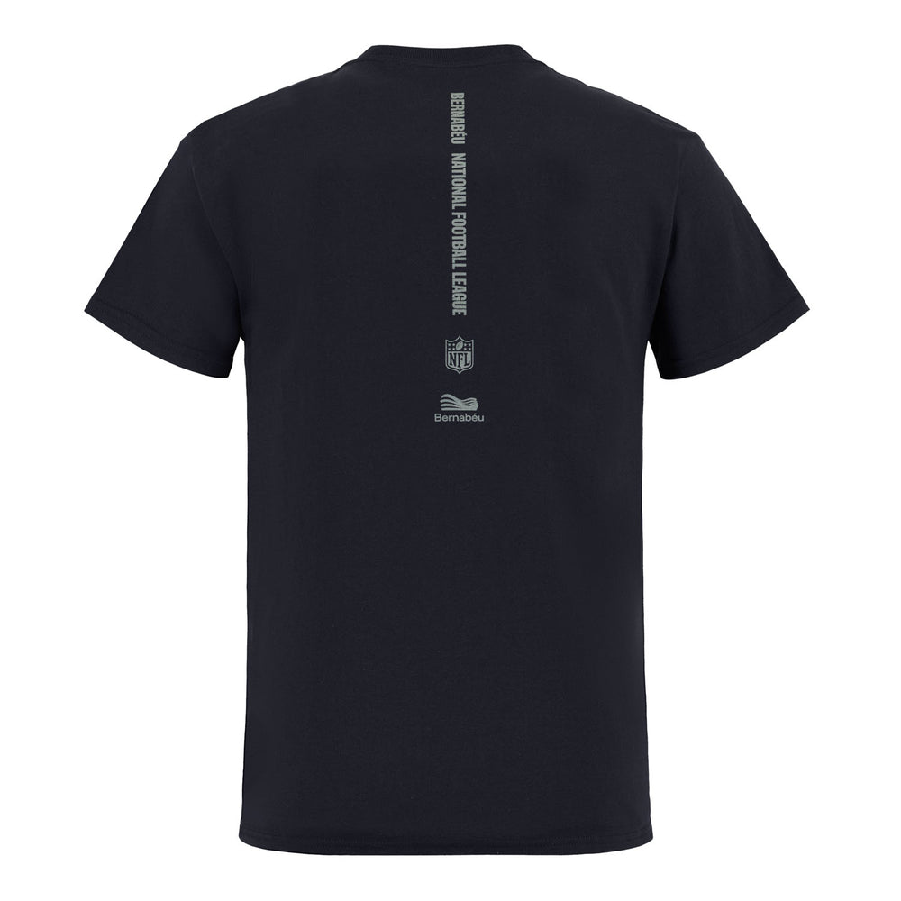 T-shirt Uomo Bernabéu x NFL 100% Cotone Nera