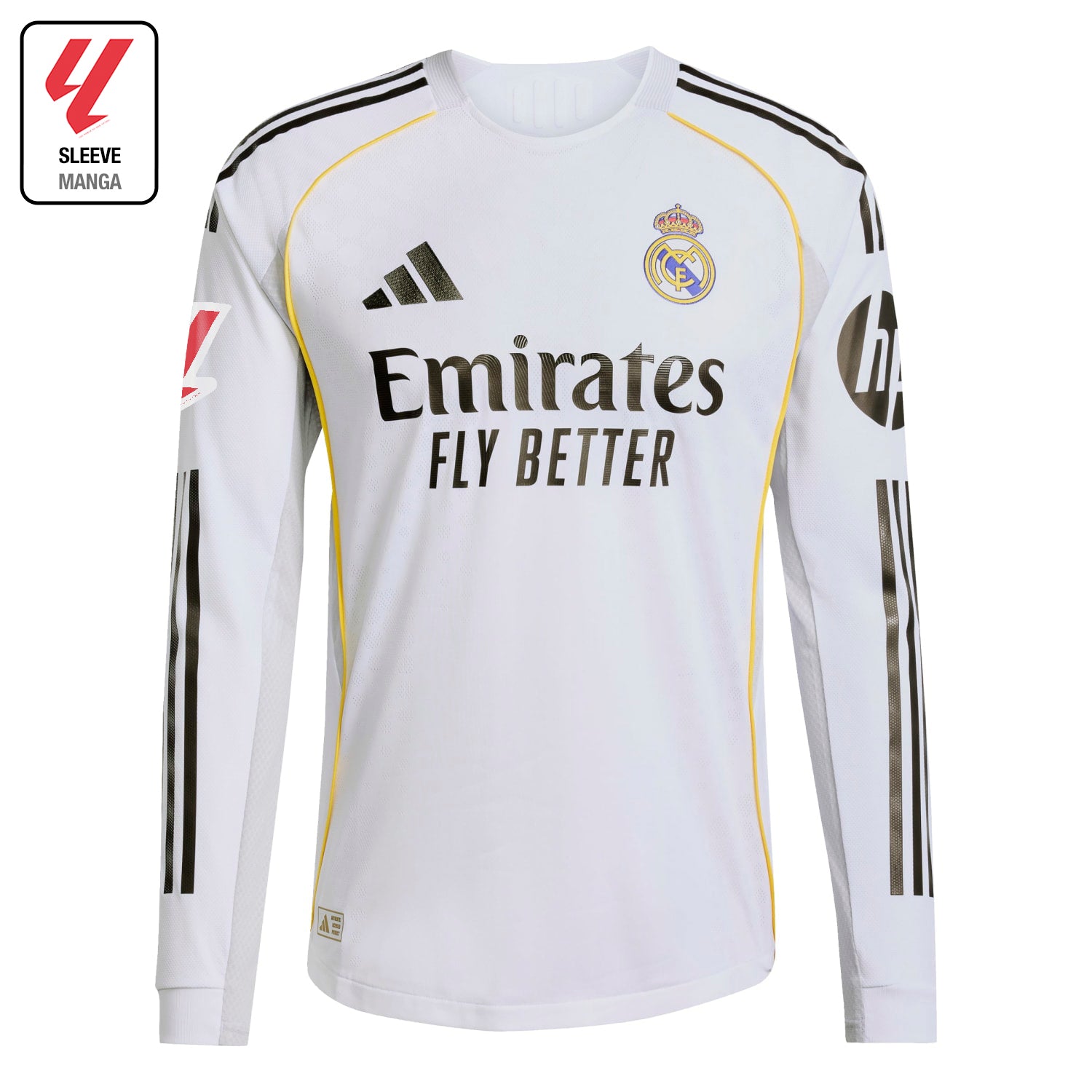 メンズ ホーム オーセンティック長袖ユニフォーム 25/26 ホワイト