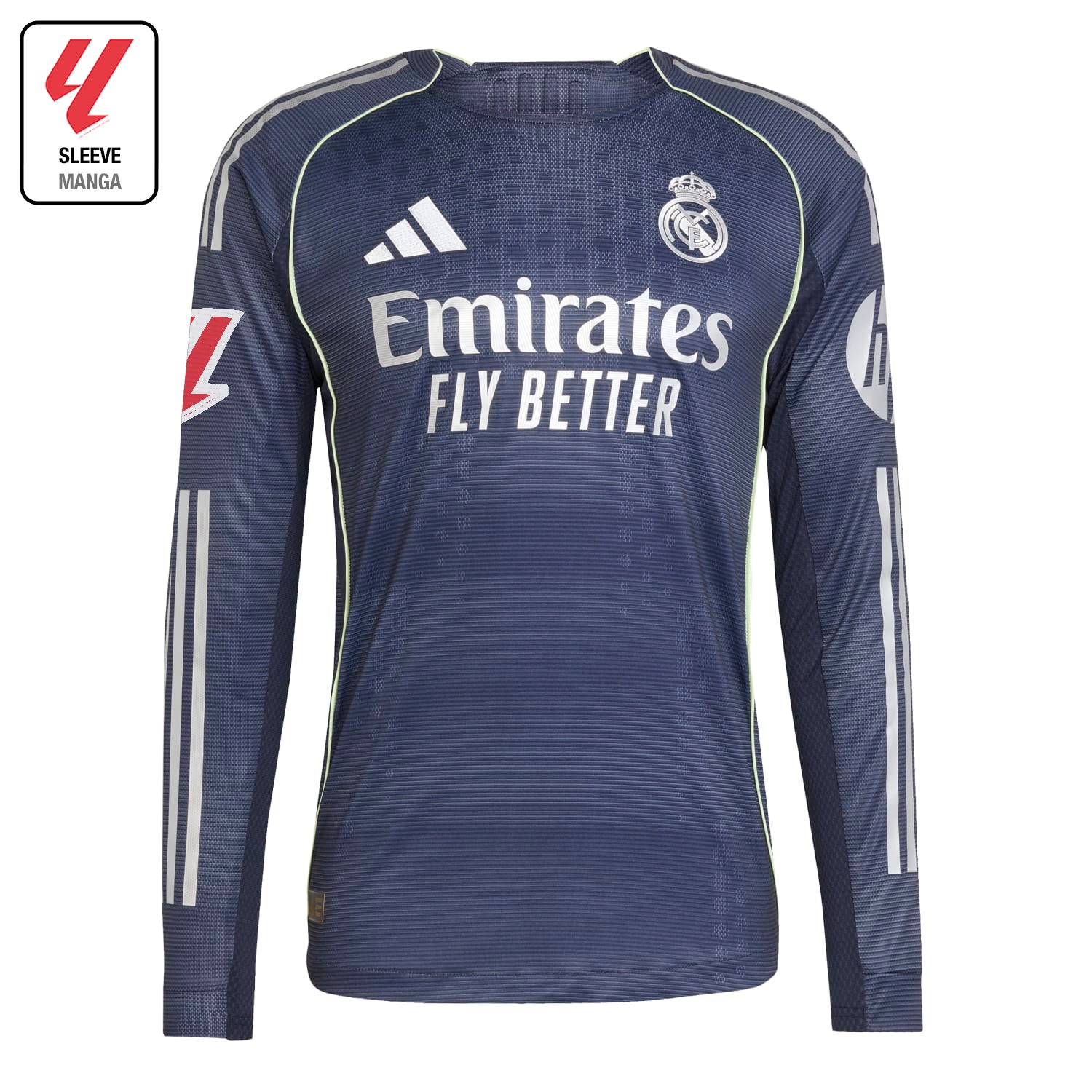 Camiseta Authentic Manga Larga Hombre Segunda Equipación 25/26 Azul Marino