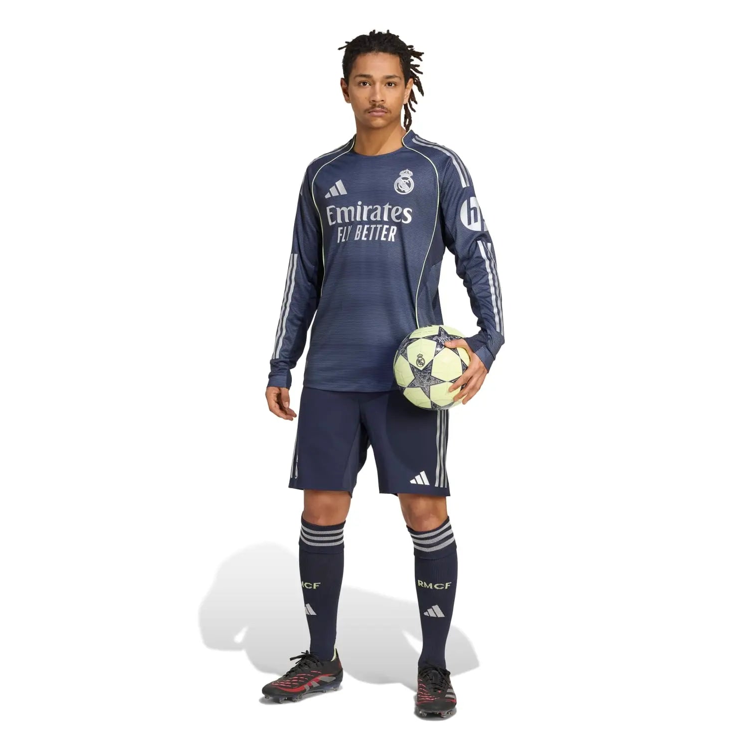 Camiseta Authentic Manga Larga Hombre Segunda Equipación 25/26 Azul Marino