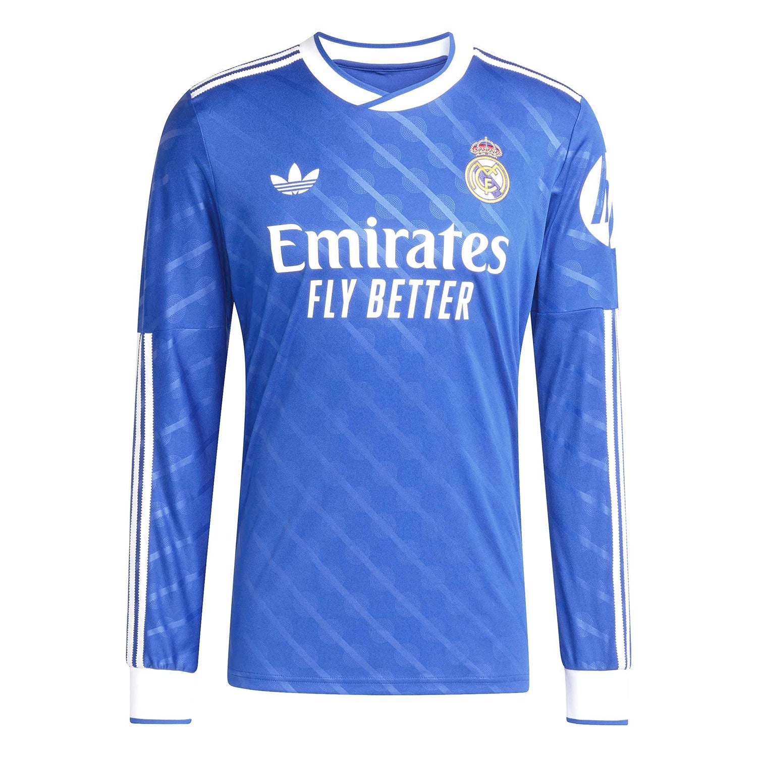 Camiseta Manga Larga Hombre Tercera Equipación Azul 25/26