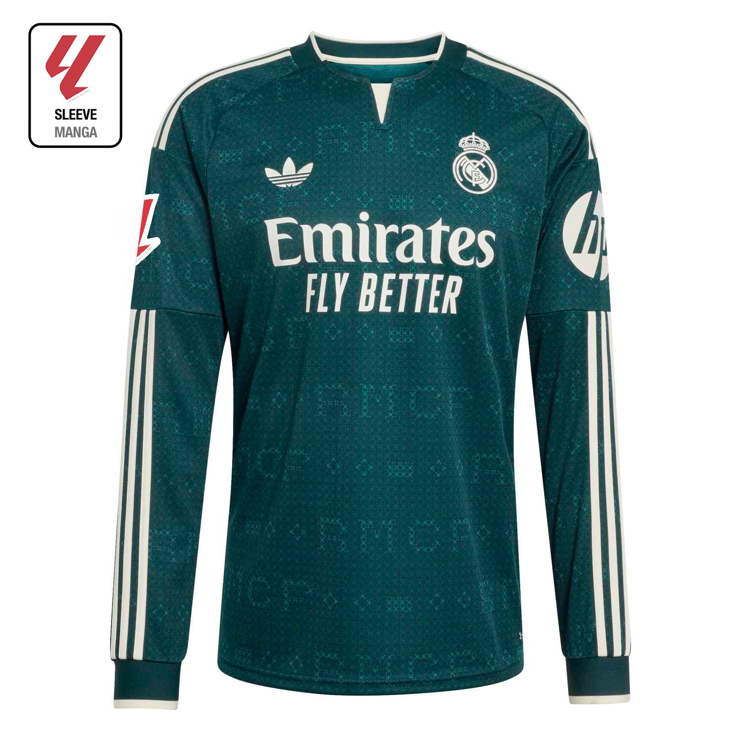 Mens Away Jersey Long Sleeve Green 26/27