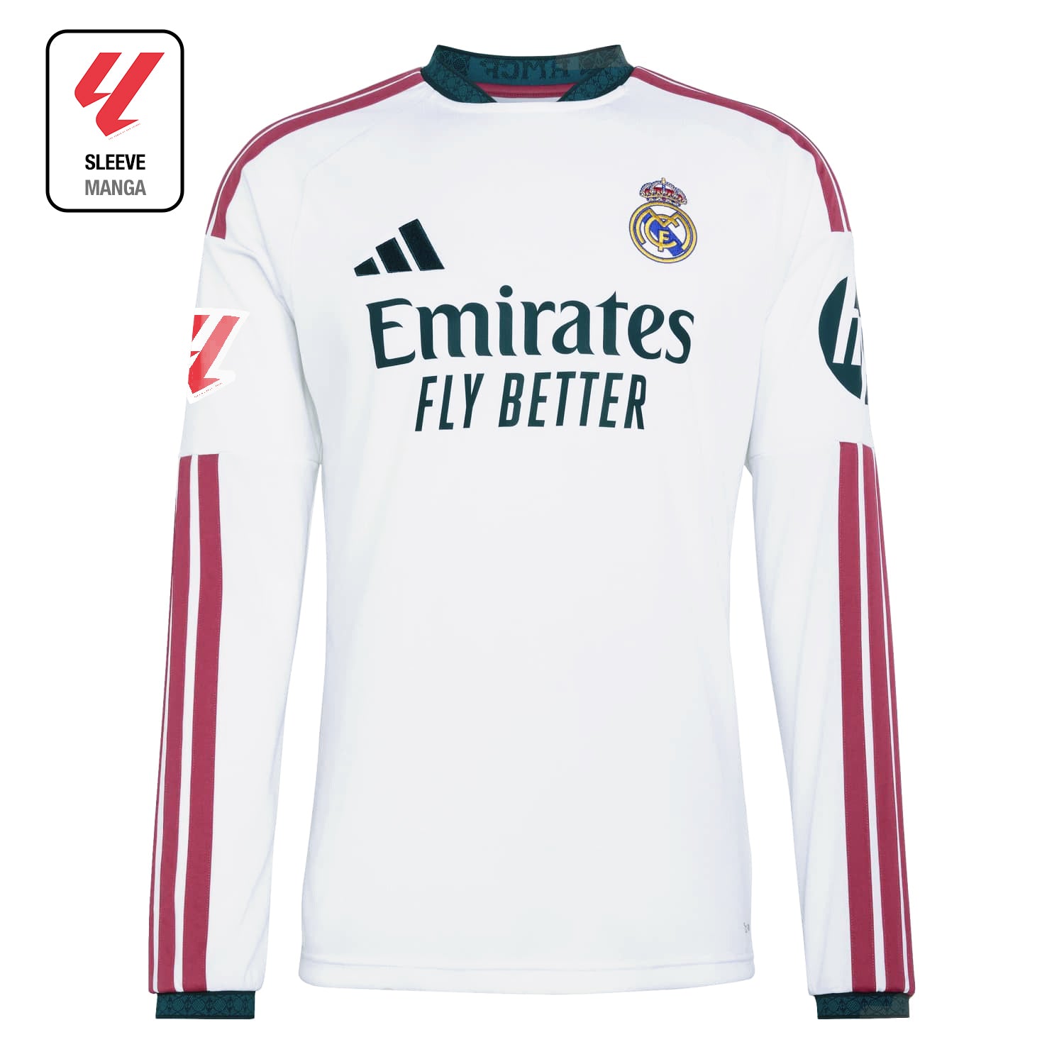 Camisola Principal Manga Comprida Homem 26/27 Branca