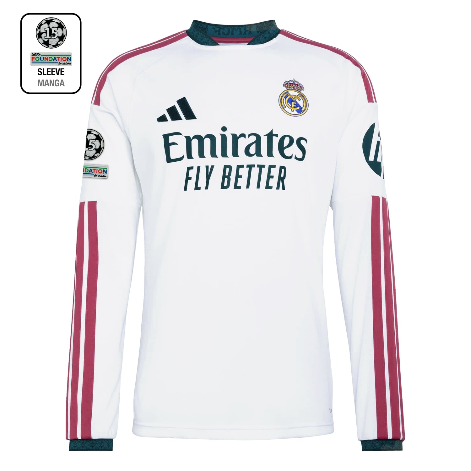 Camisola Principal Manga Comprida Homem 26/27 Branca