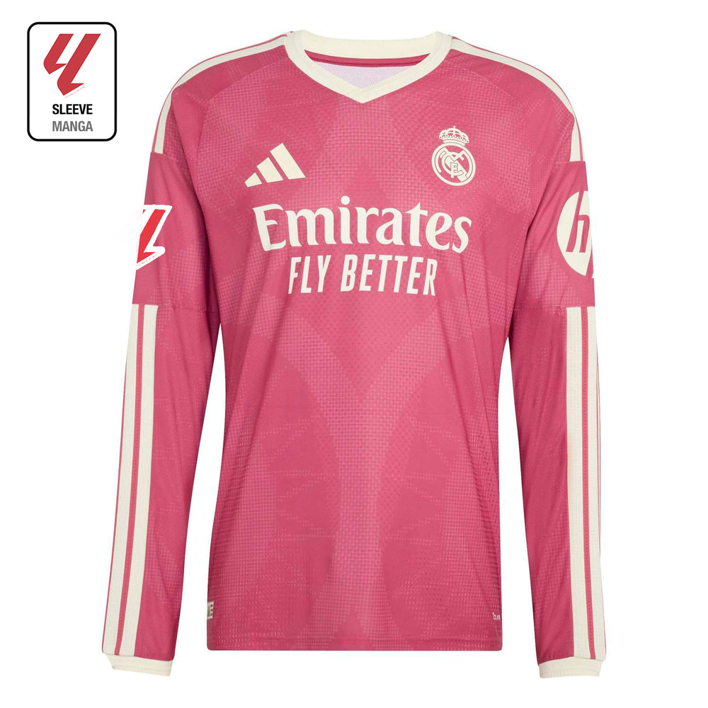 Camisola Terceiro Equipamento Authentic Masculino Manga Comprida Rosa 26/27