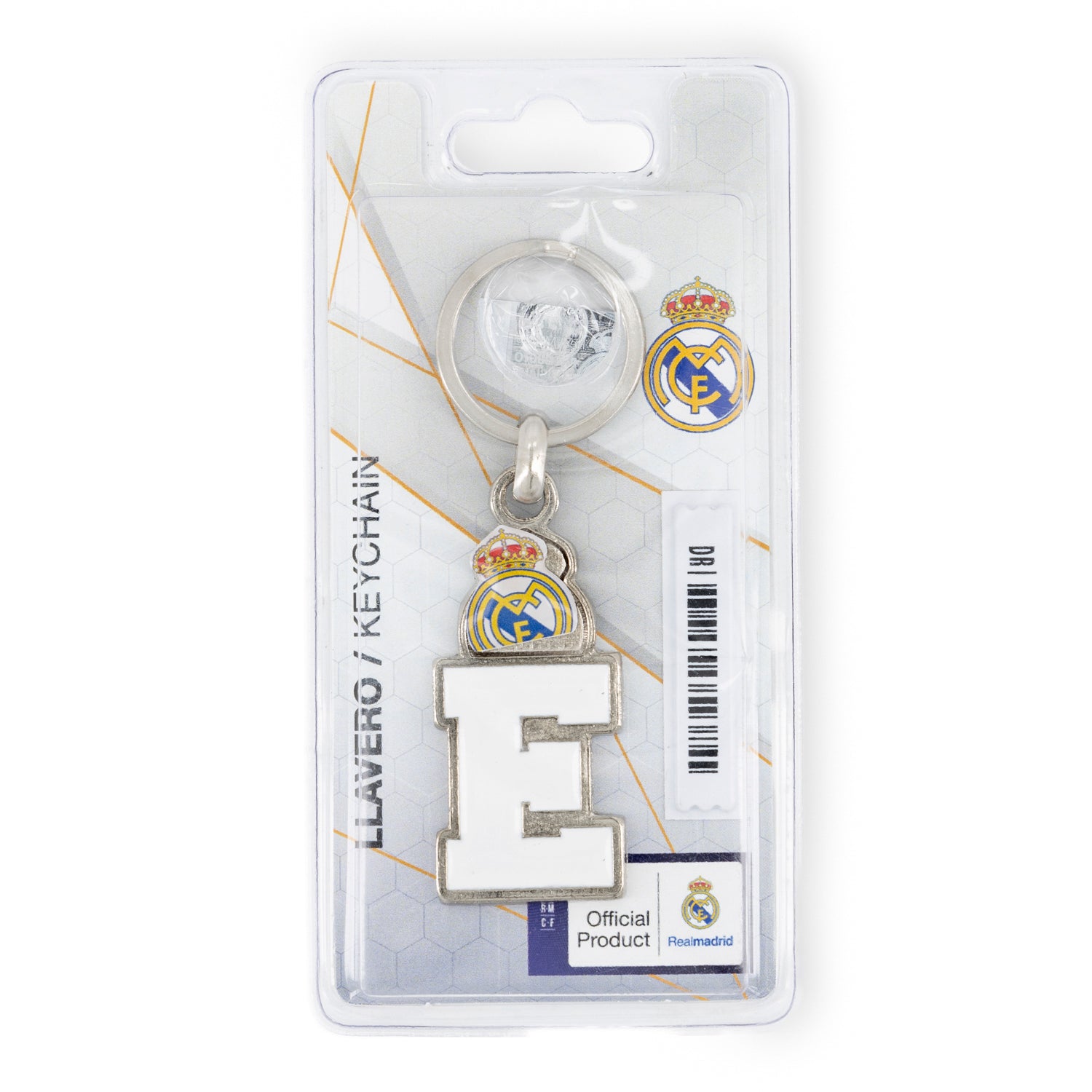 Llavero Real Madrid con Letra - E