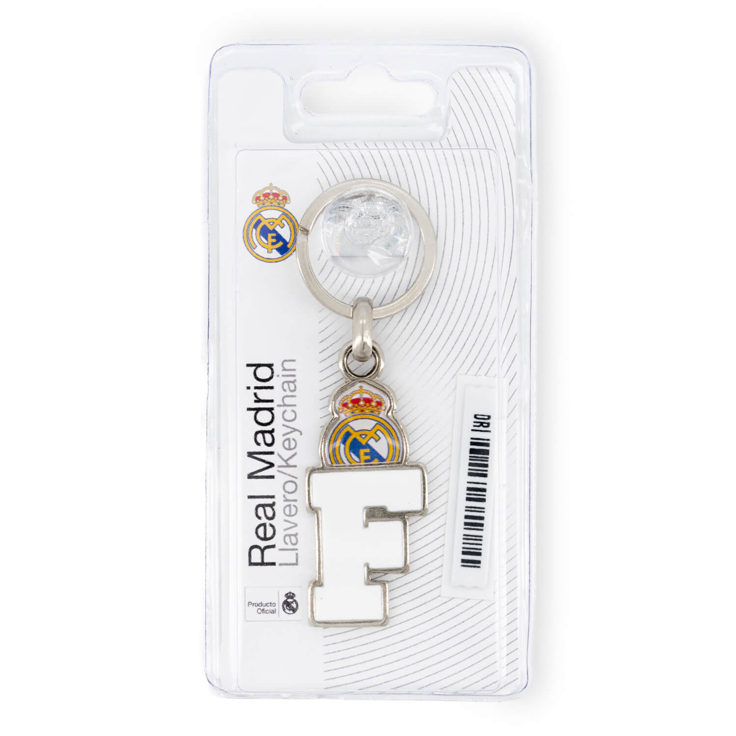 Porte-clés Real Madrid Lettre - F