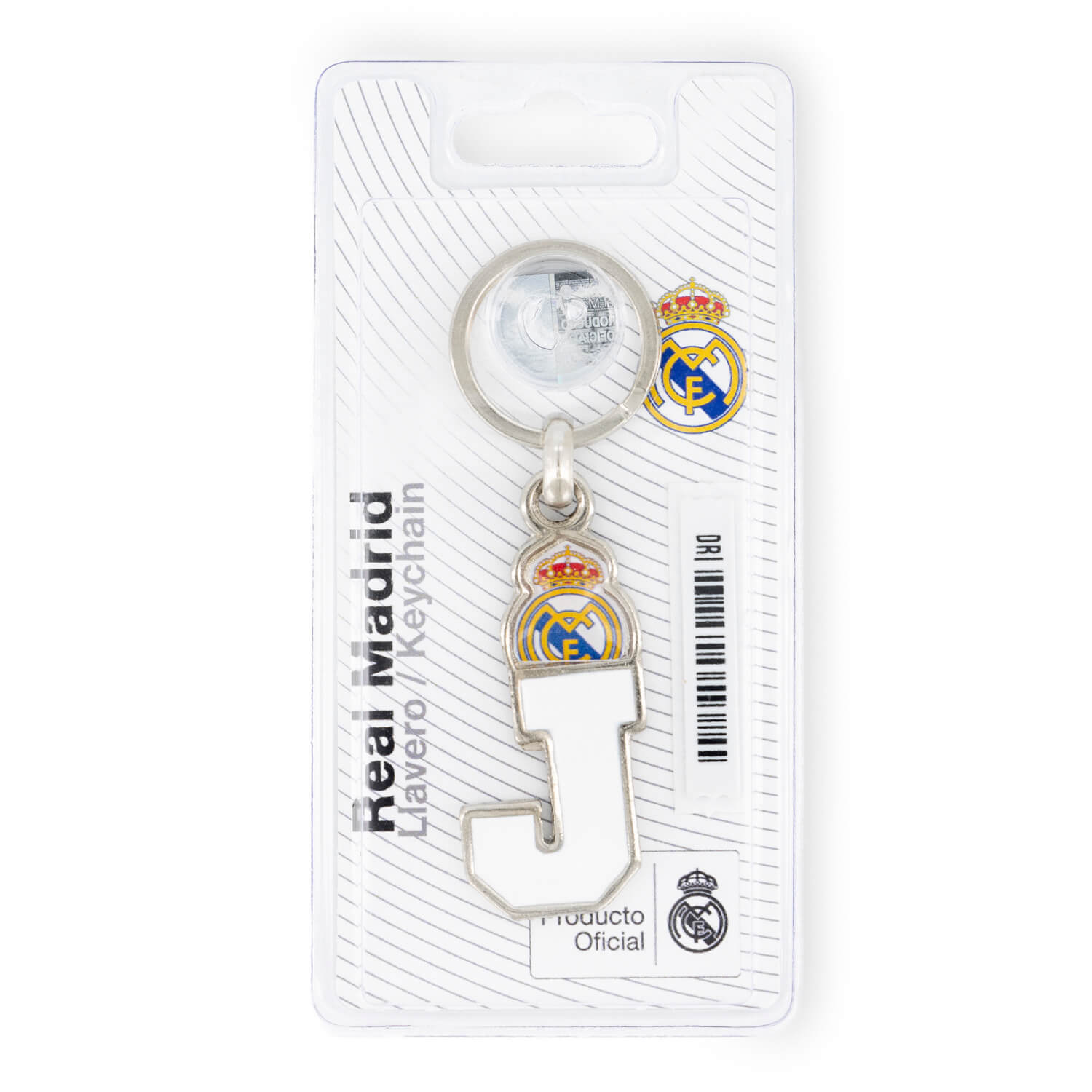 Porta-chaves Real Madrid com Carta - J