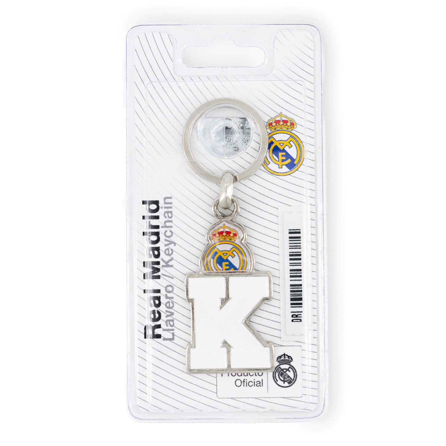 Porte-clés lettre Real Madrid – K