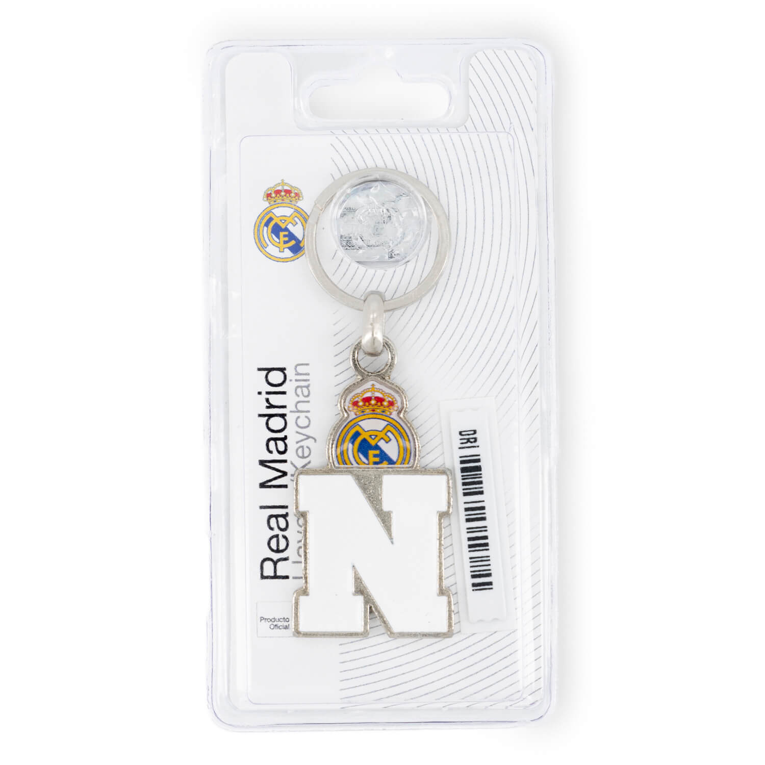 Llavero Real Madrid con Letra - N