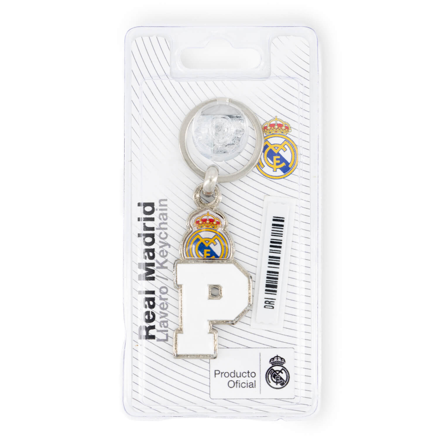Porte-clés lettre Real Madrid – P