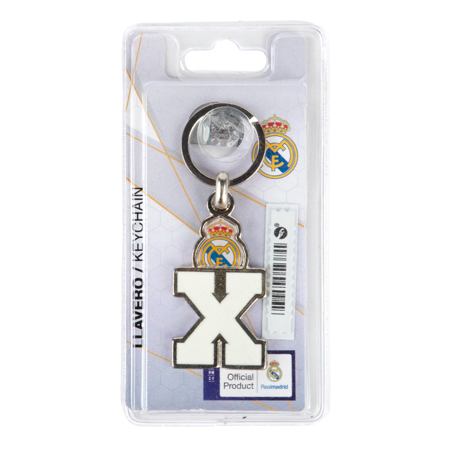 Portachiavi Real Madrid Lettera - X