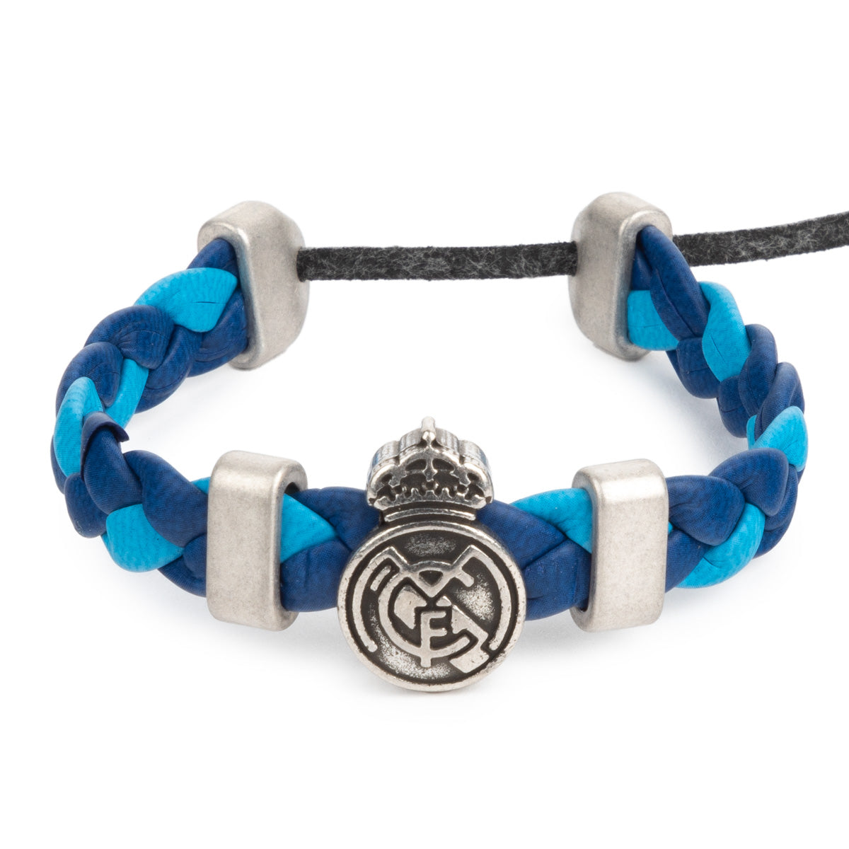Real Madrid Braided Bracelet Blue Navy