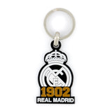 Llavero 1902 Escudo Blanco/Negro Real Madrid