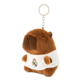 Porte-clés Capybara en Peluche Real Madrid