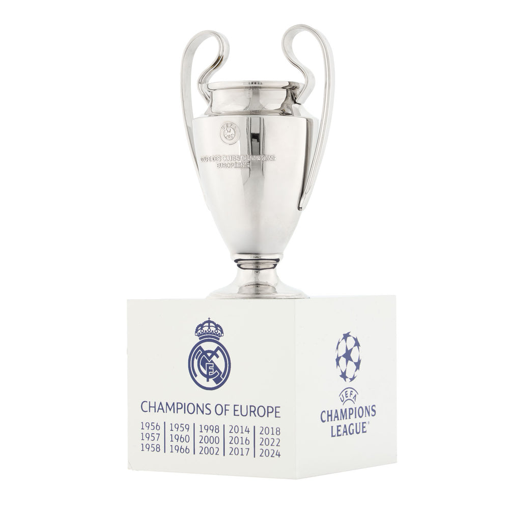Réplica Oficial del Trofeo de la UEFA Champions League Real Madrid 7cm