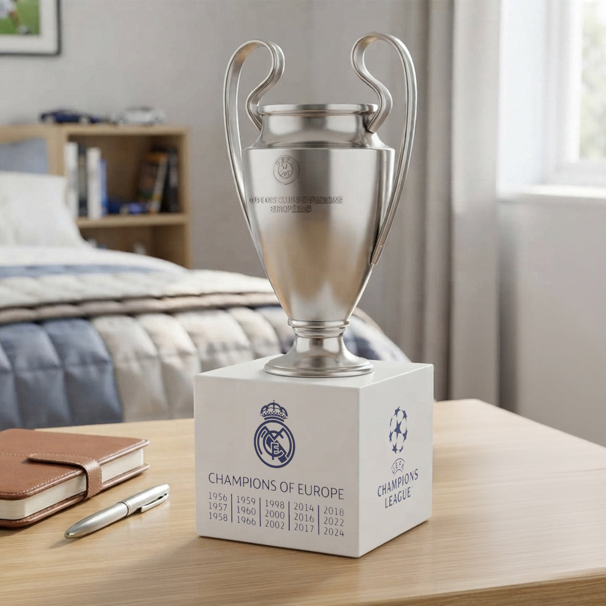 レアル・マドリード UEFAチャンピオンズリーグ トロフィーレプリカ 公式 7cm