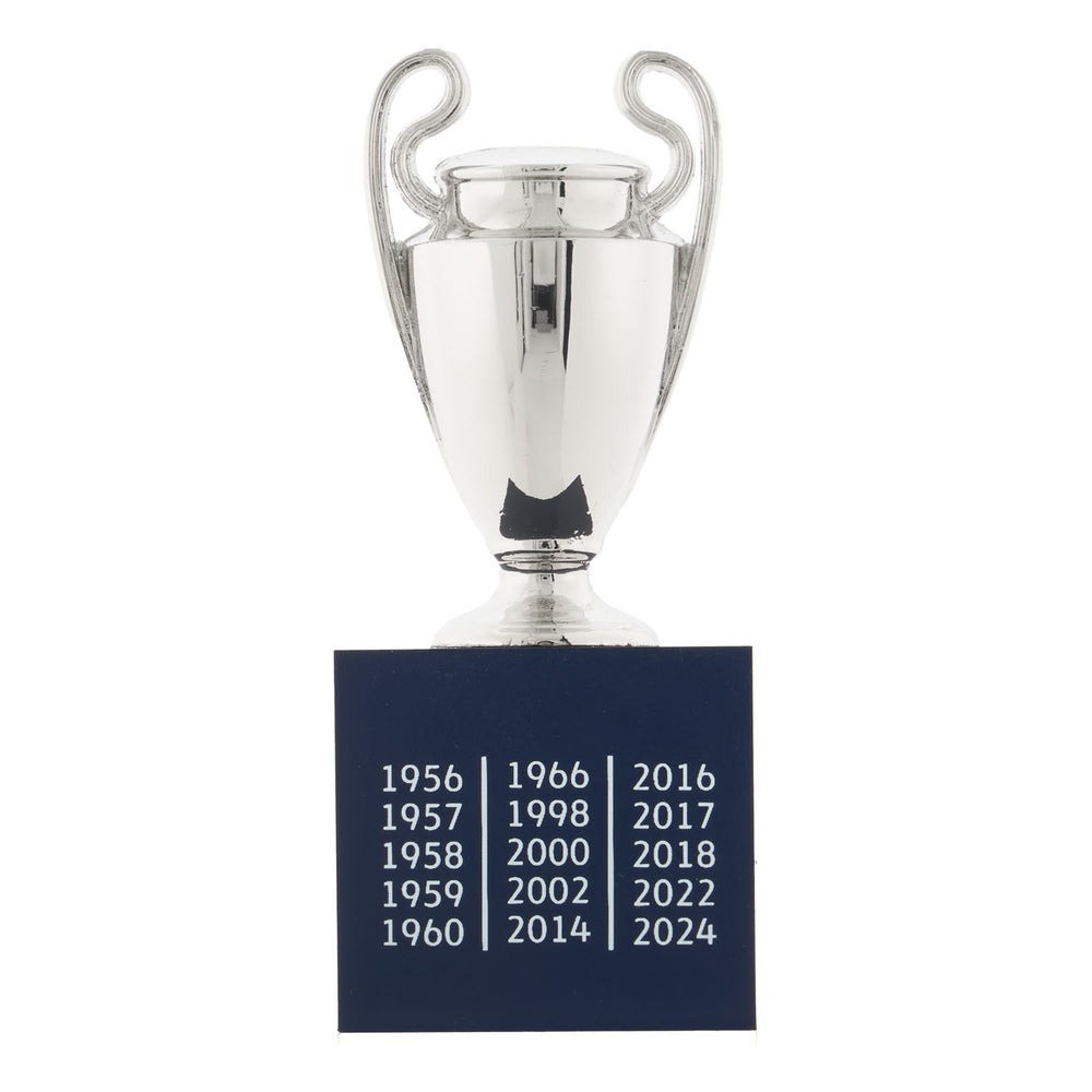 Réplica Oficial del Trofeo de la UEFA Champions League Real Madrid 4,5cm