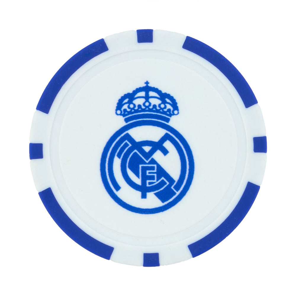 Marque-Balle de Golf Jeton de Poker Real Madrid x TaylorMade Blanc/Bleu Marine