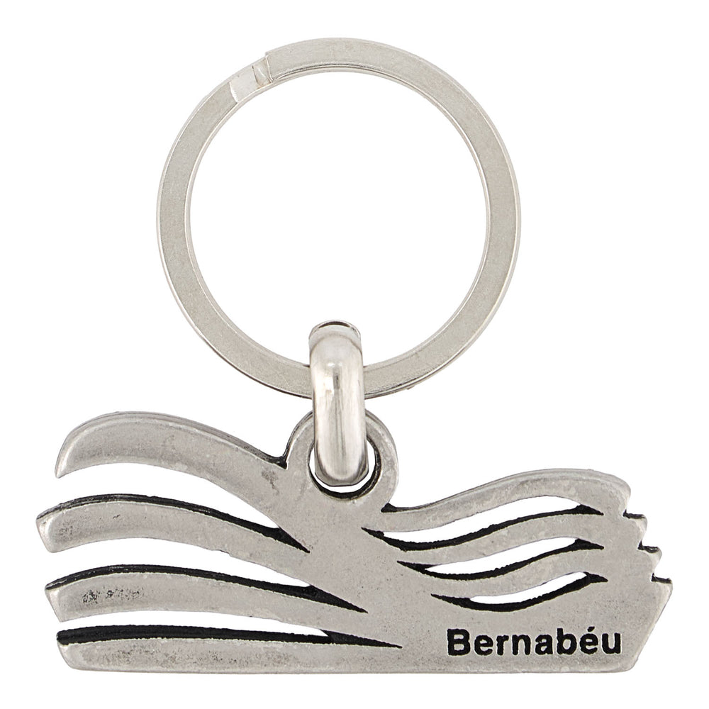 Porte-clés Stade Santiago Bernabéu Real Madrid Argenté