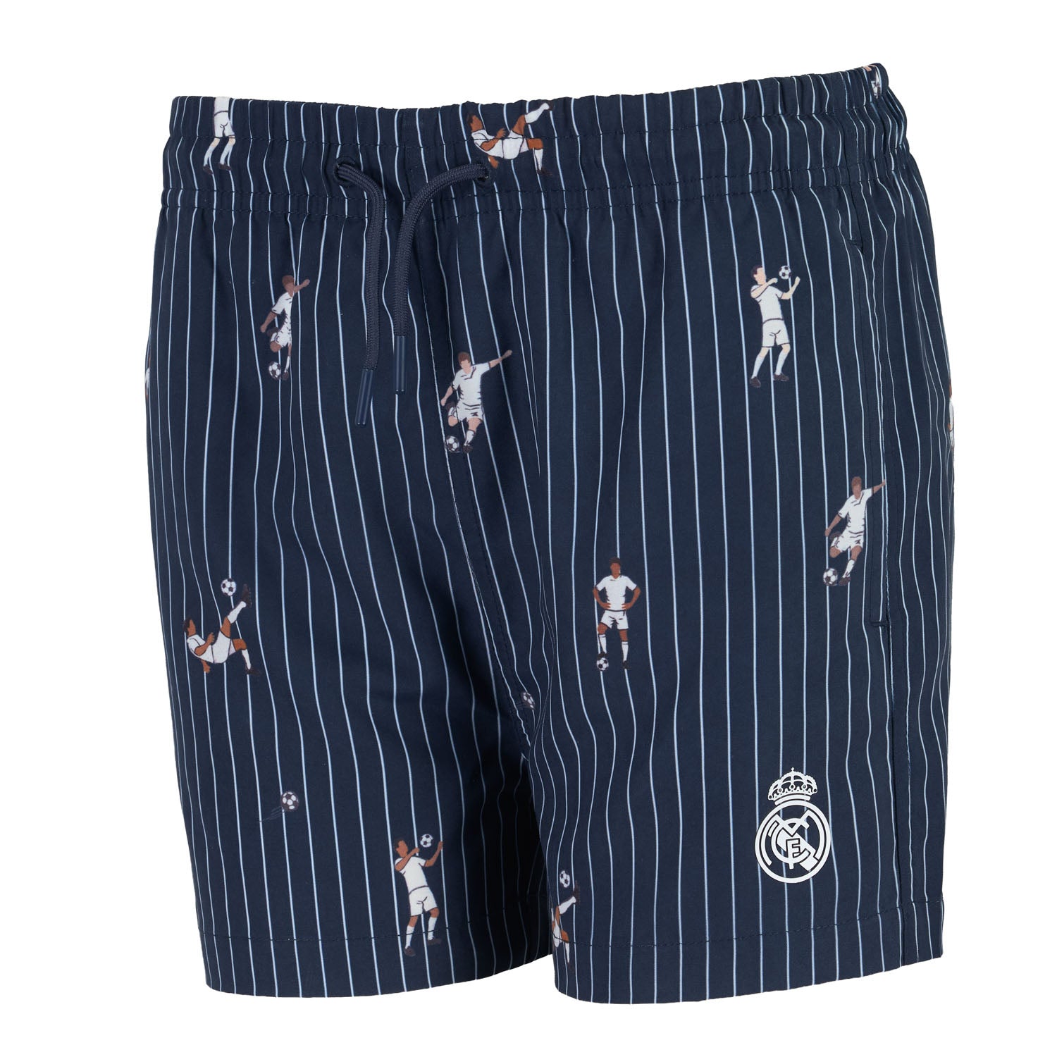 Bañador Diseño Jugadores Hombre Azul/Blanco