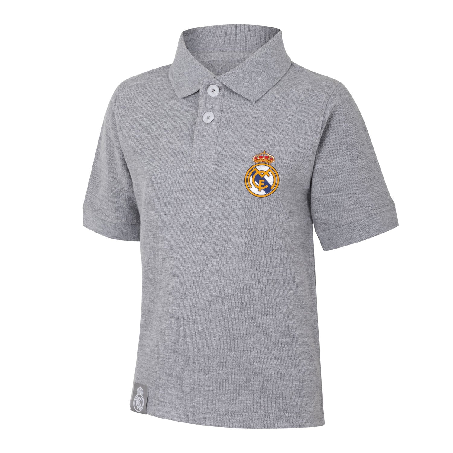 Kids Essentials Color Crest Polo Light Grey