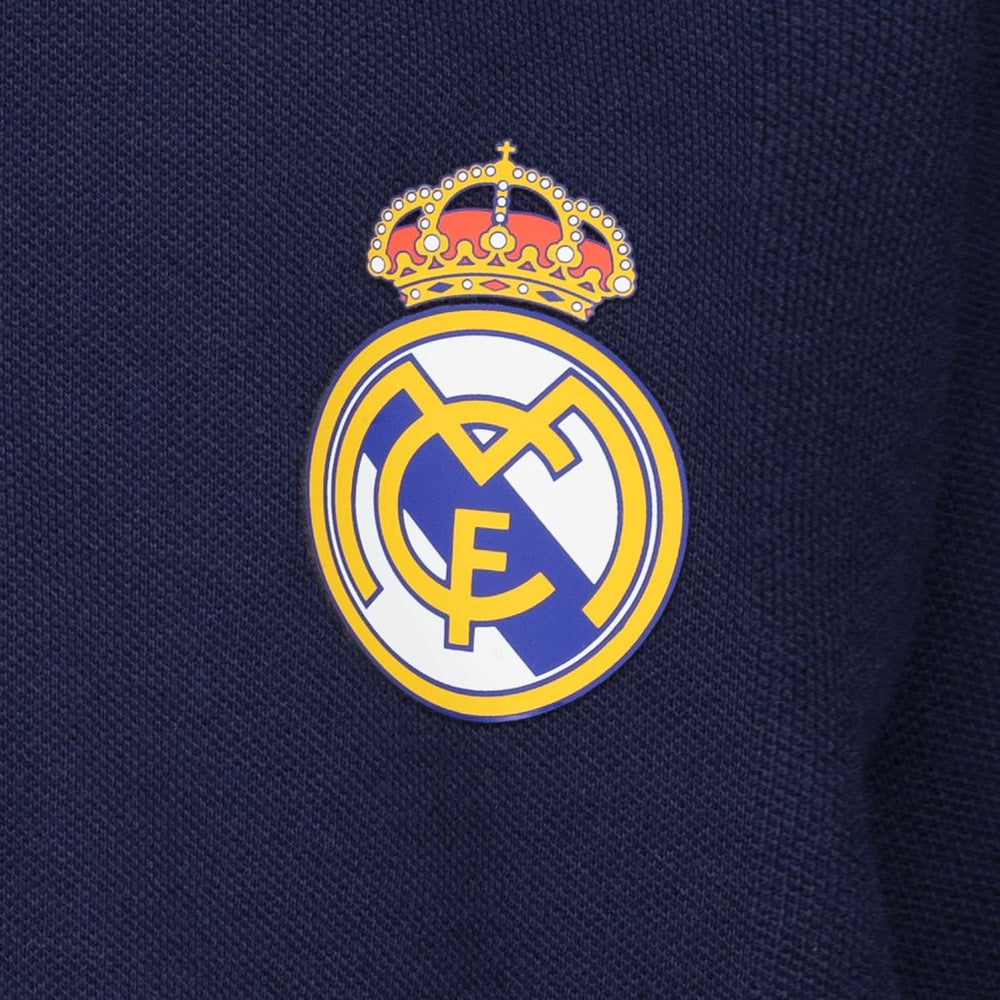 Kids ECO Essentials Real Madrid Color Crest Polo Navy