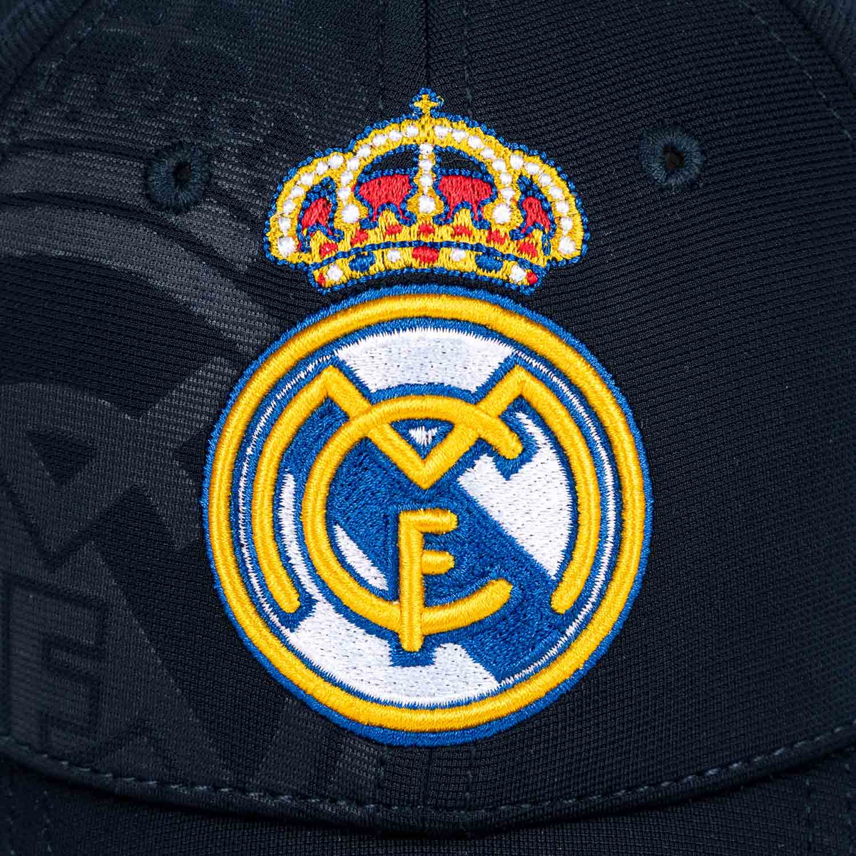 Casquette enfant Bleu blason & initiales Real Madrid