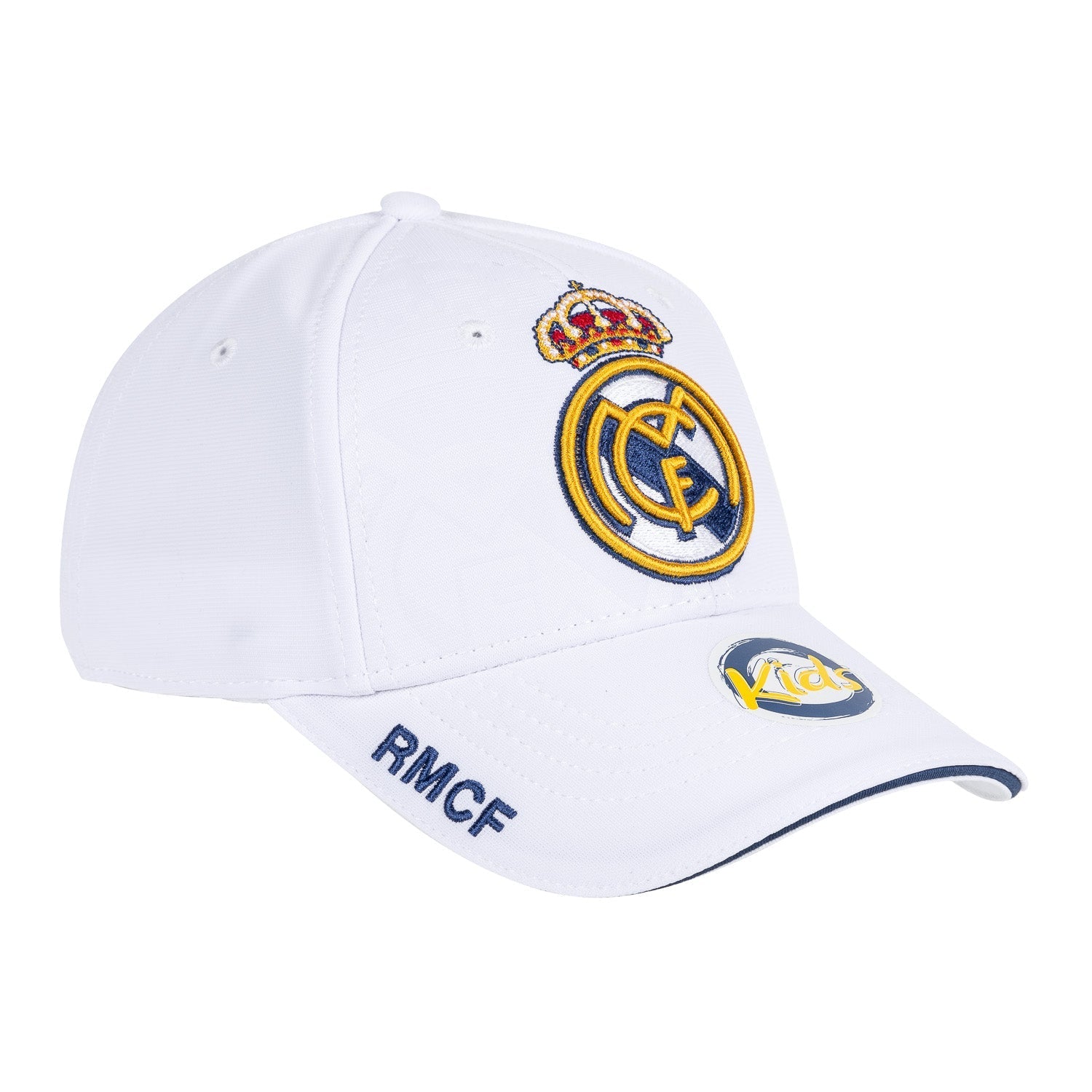 Real Madrid Crest Detail Cap Junior - White
