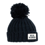 Kids Pompom Beanie Navy