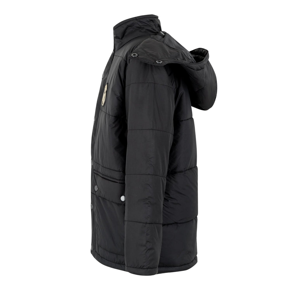 Kids Padded Parka Black