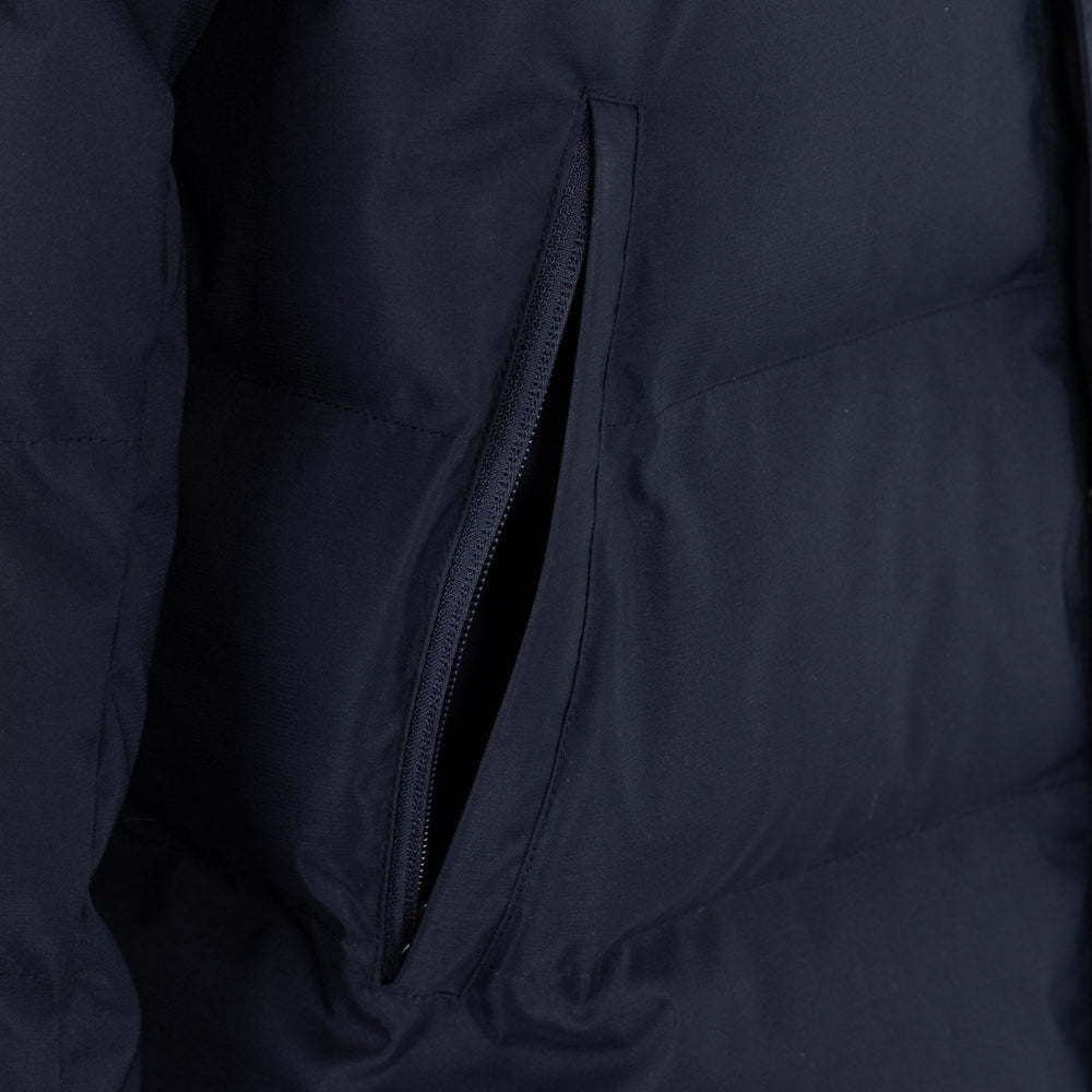 Kids Outerwear Long Padded Parka Coat Navy