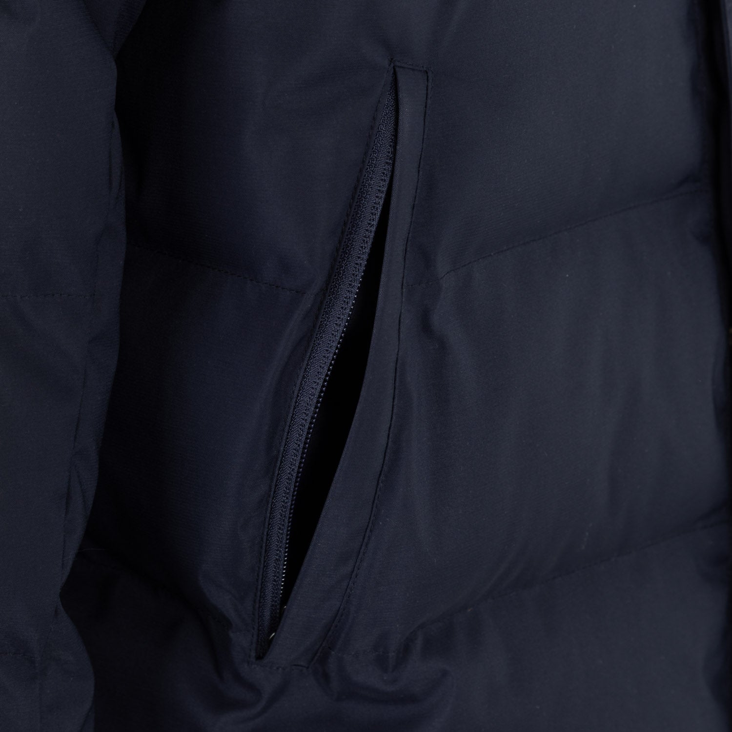 Kids Outerwear Long Padded Parka Coat Navy