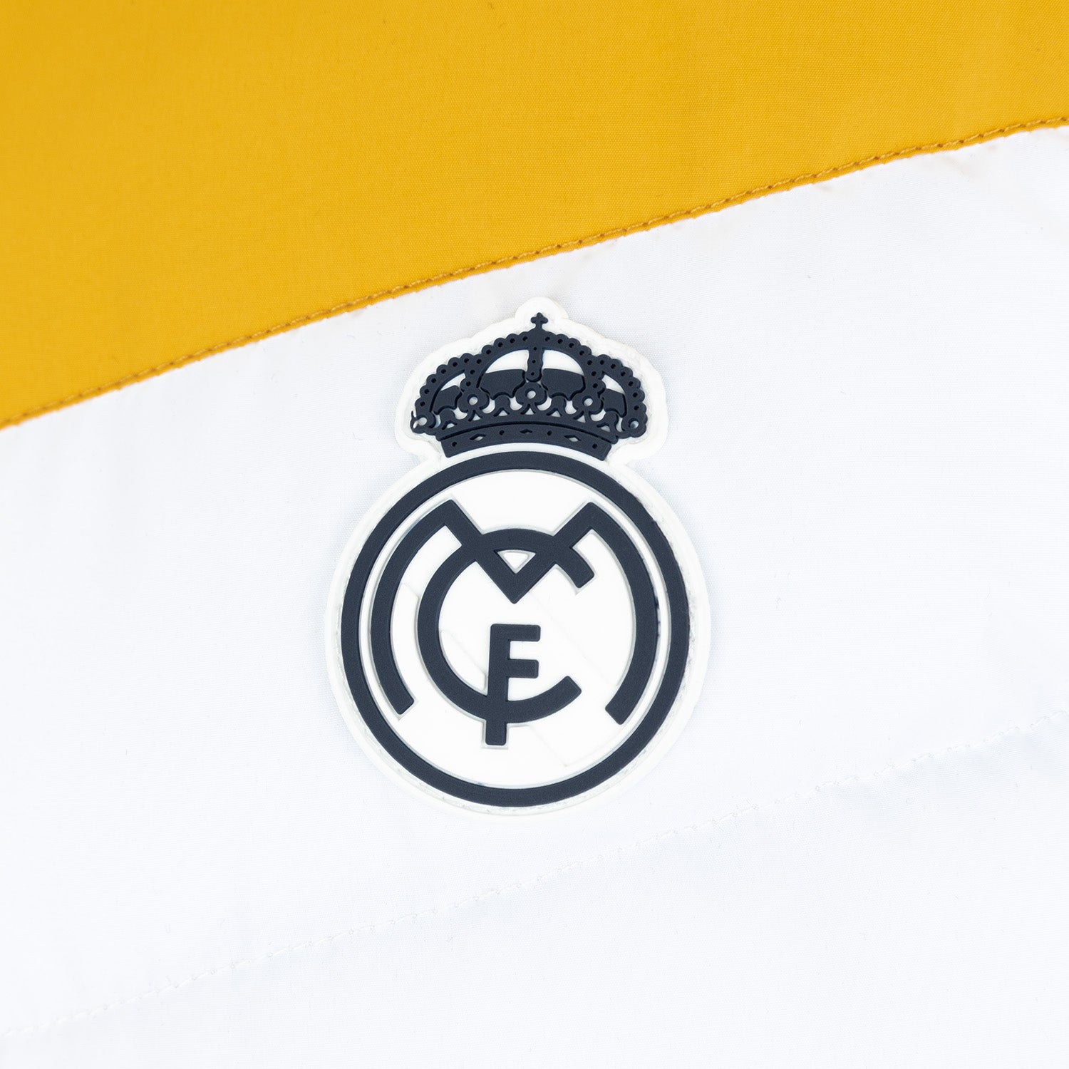 Kids Outerwear Color Block V Shaped Puffer Jacket Navy