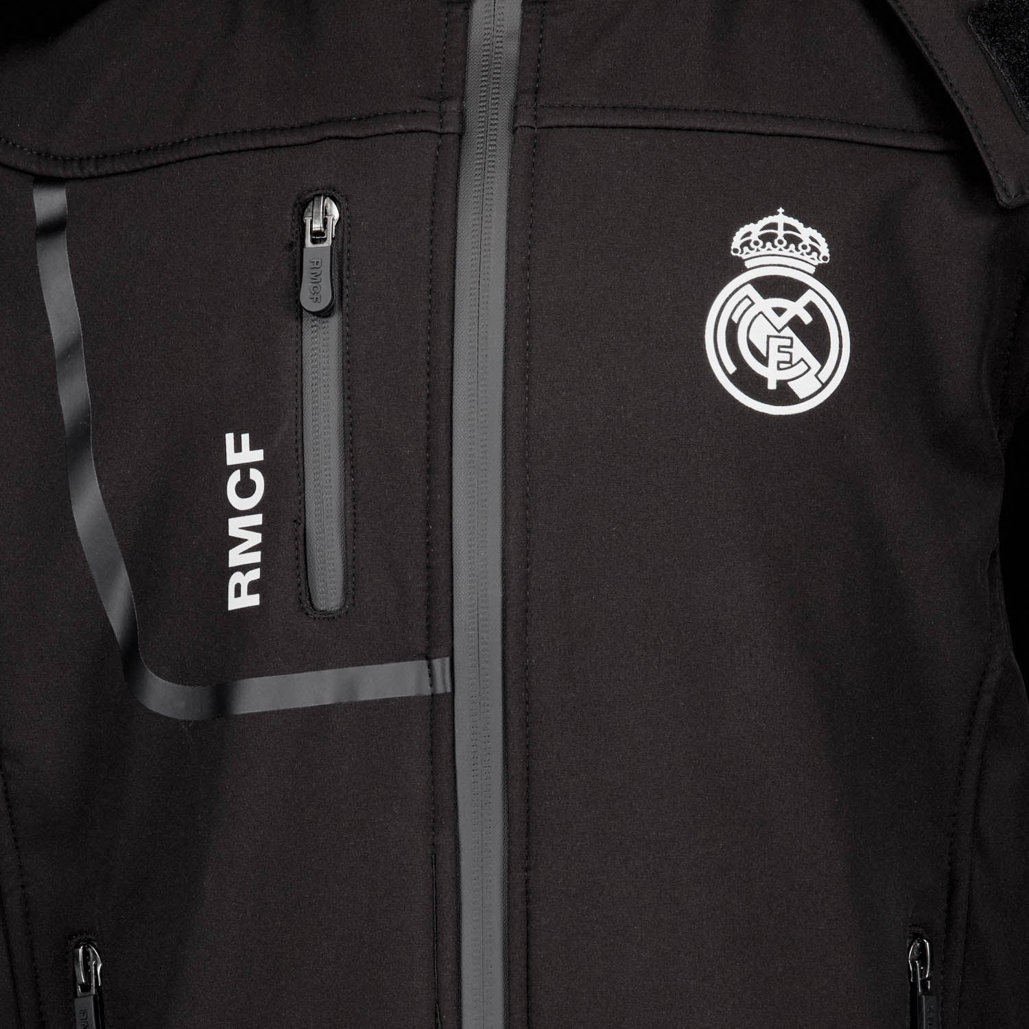Kids Softshell Jacket Black Real Madrid