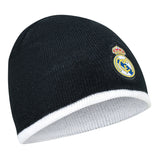 Bonnet enfant réversible blason Noir/Blanc