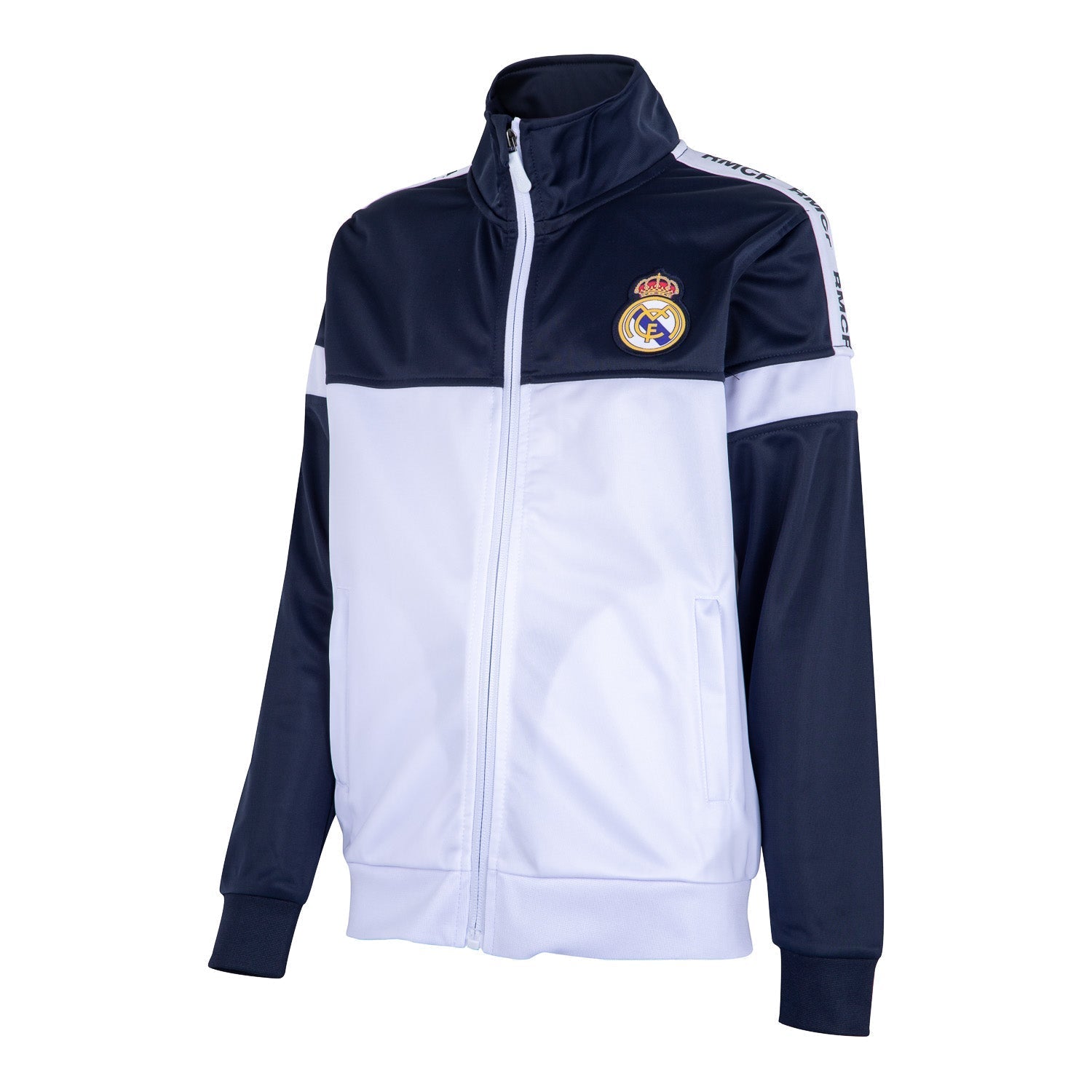 Kids RMCF Tracksuit Navy/White